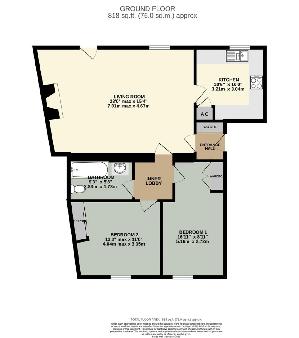 Floorplan for Brook Street, Penrith