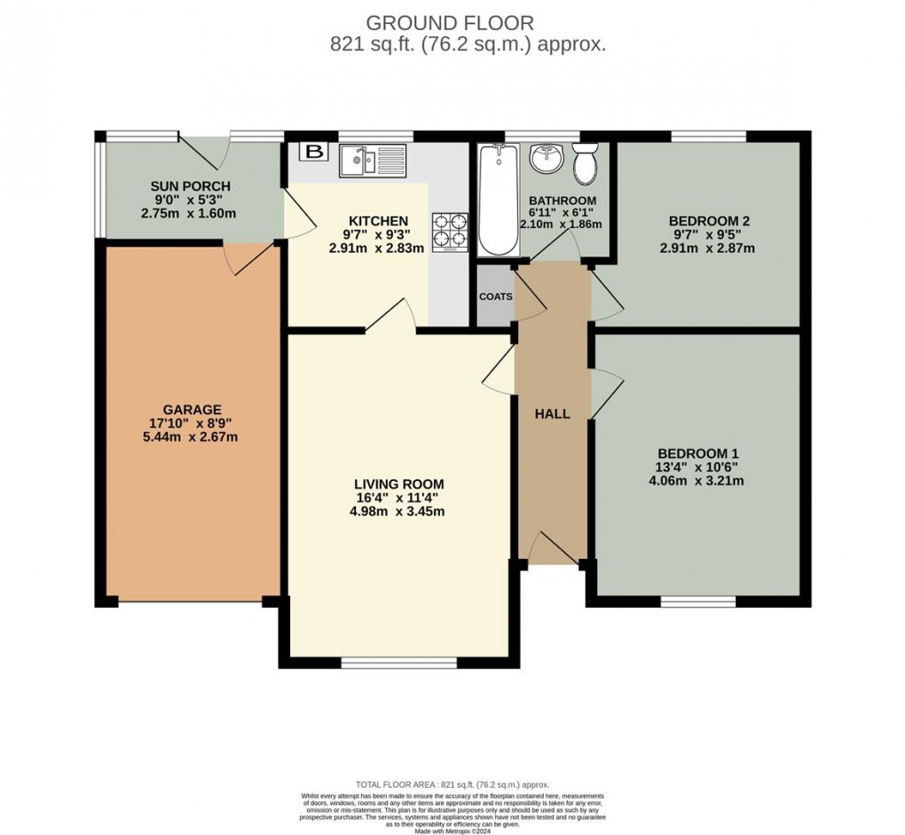 Floorplan for Barkhouse Close, Penrith