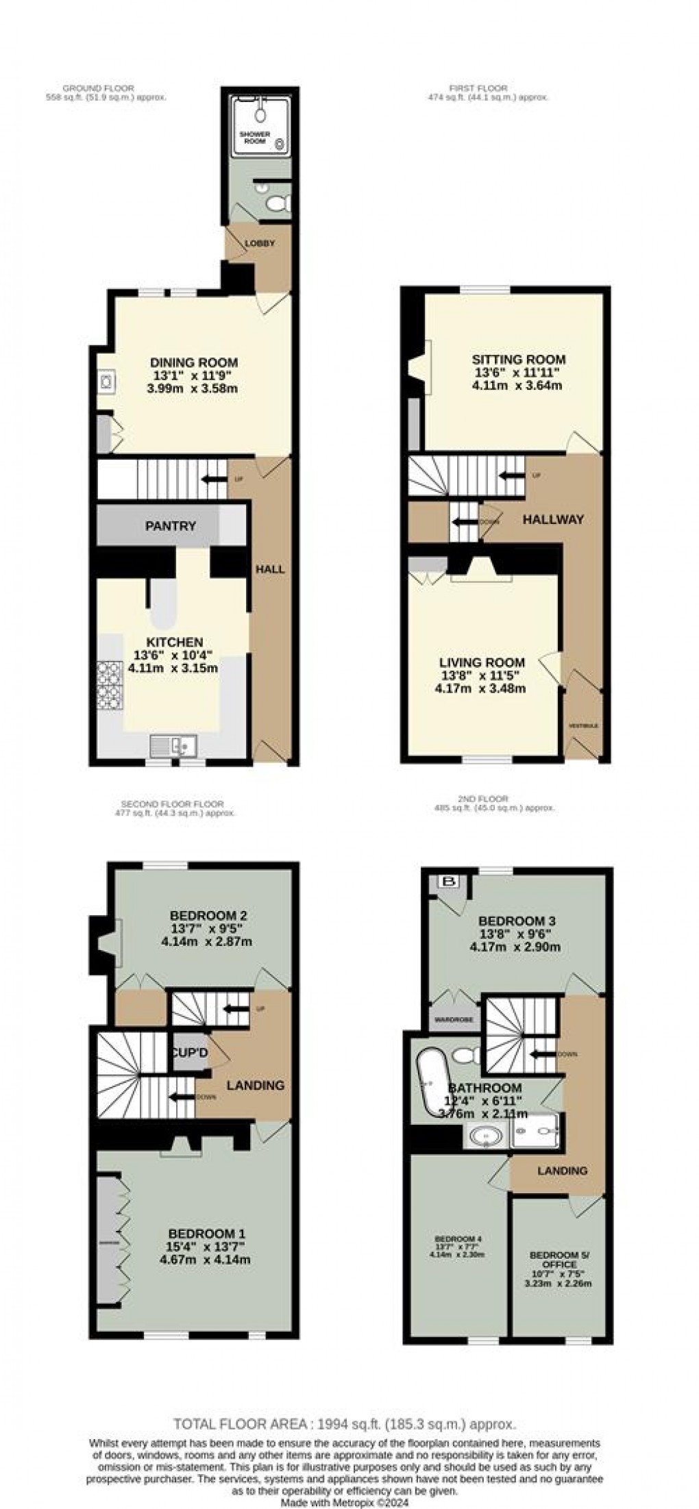 Floorplan for Arthur Street, Penrith