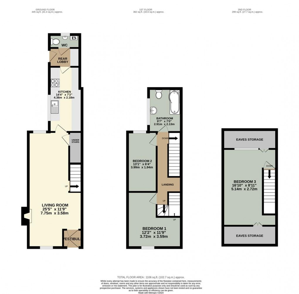 Floorplan for Mill Street, Penrith