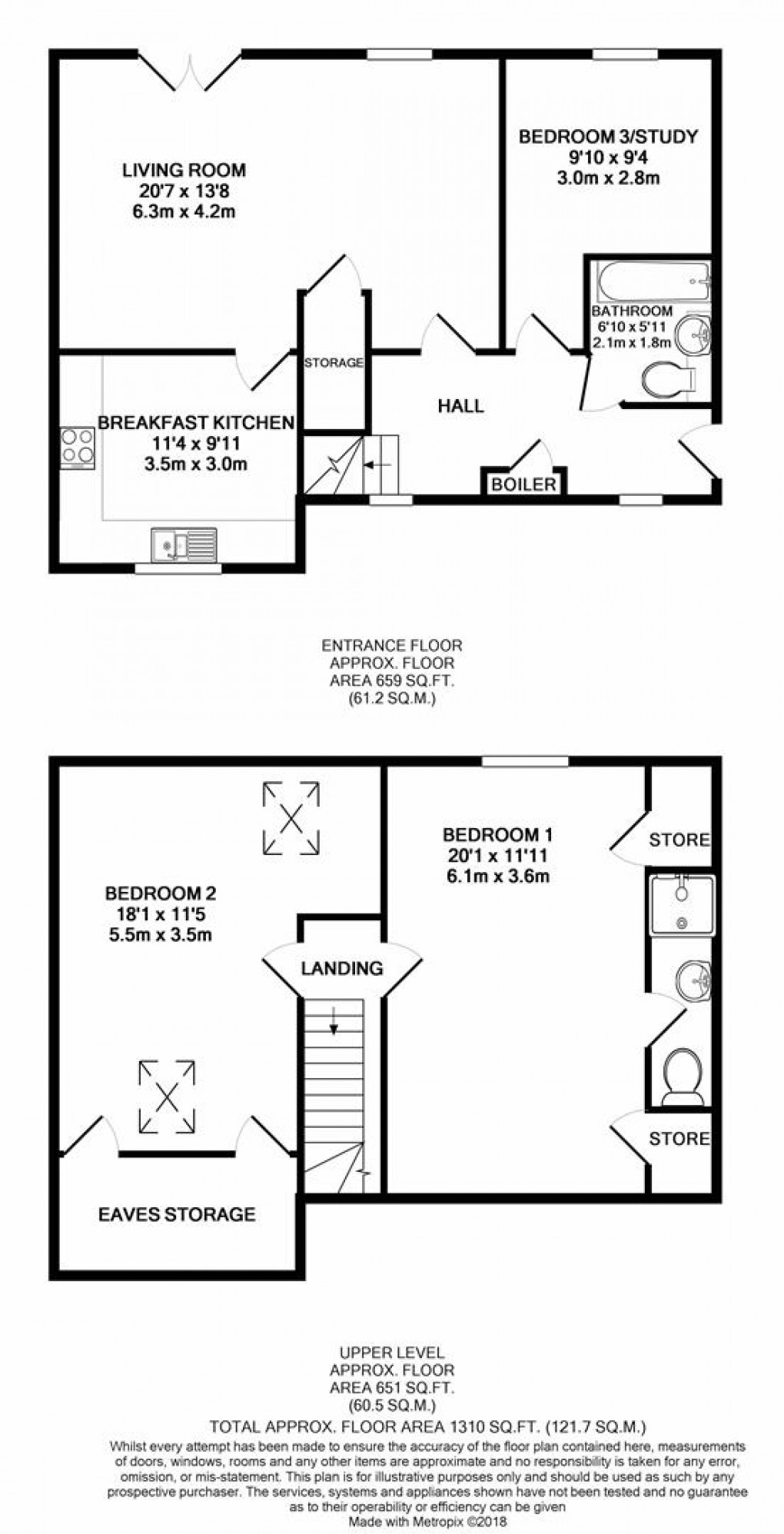 Floorplan for Castle Foundry, Penrith