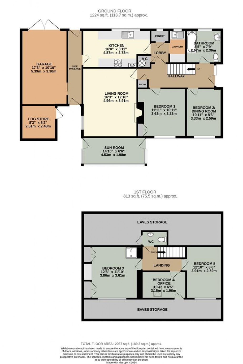 Floorplan for Thacka Lane, Penrith