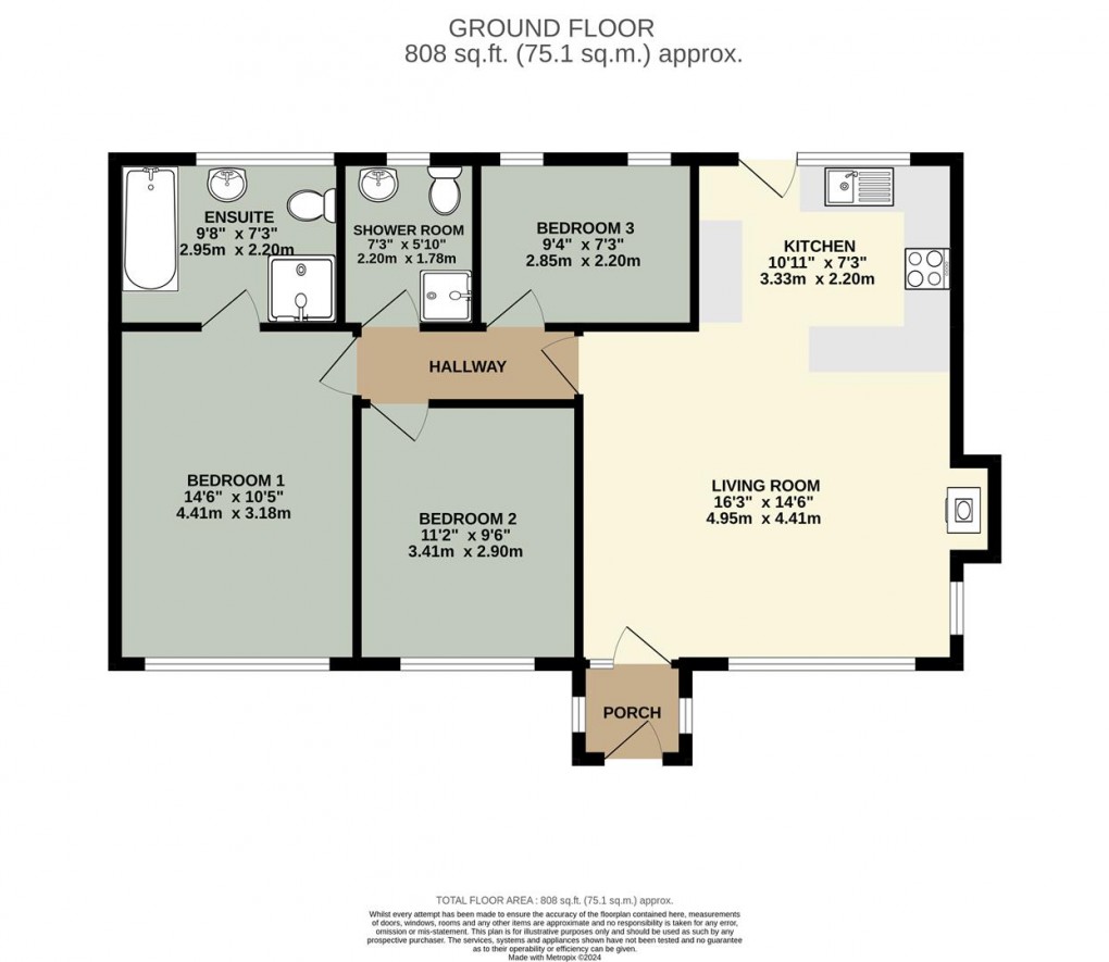 Floorplan for Long Marton