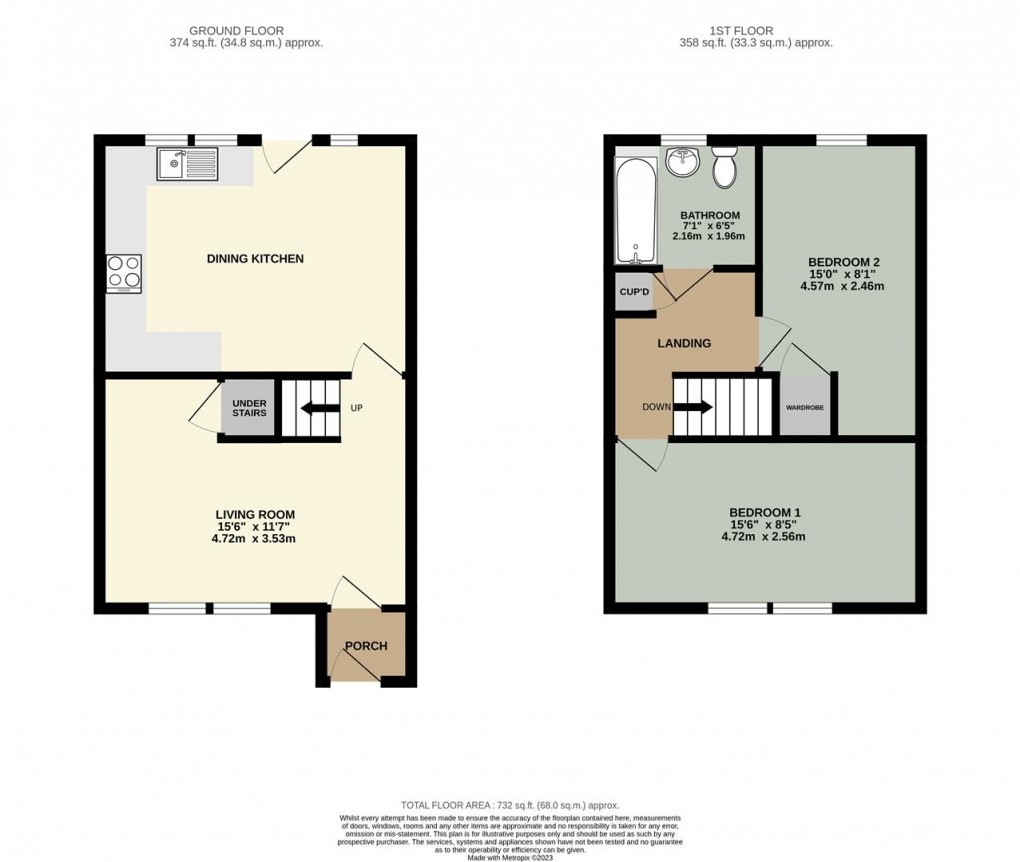 Floorplan for School Brow, Appleby-In-Westmorland