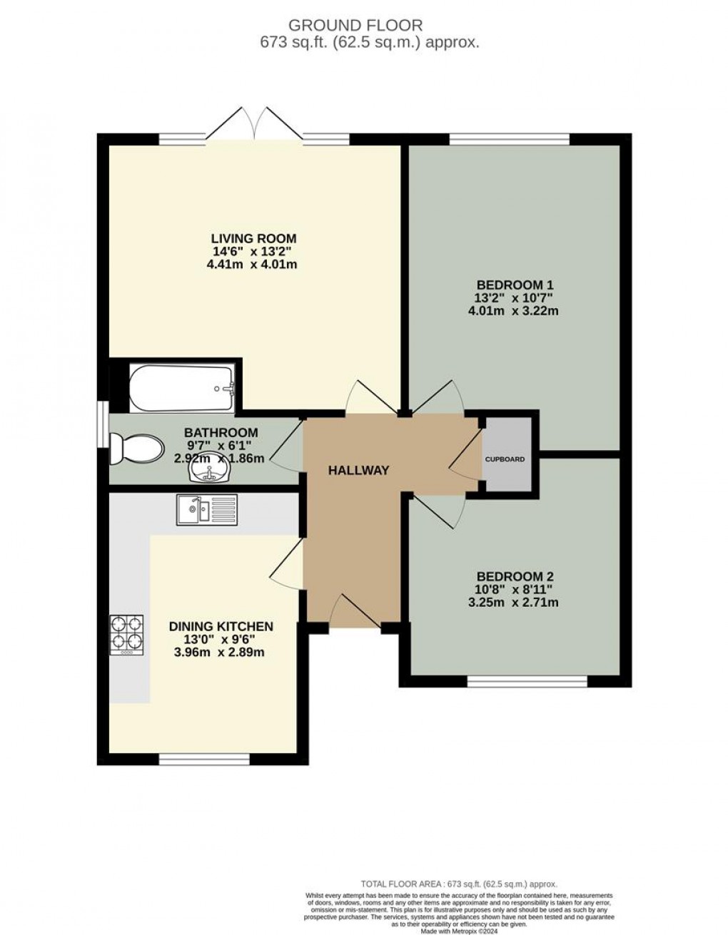 Floorplan for Scaur Lane, Lazonby, Penrith