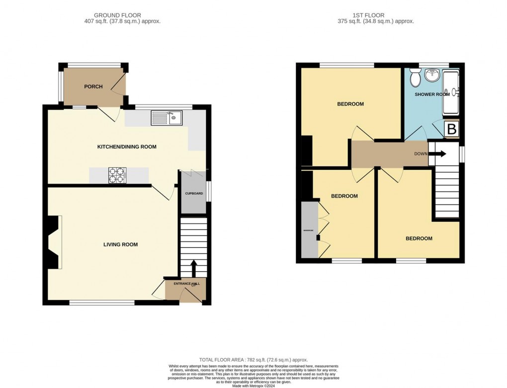 Floorplan for Wetheriggs Rise, Penrith