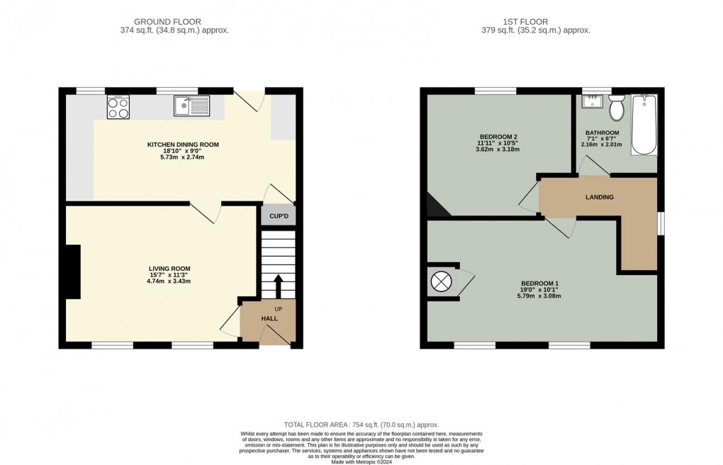 Floorplan for Fairhill Road, Penrith