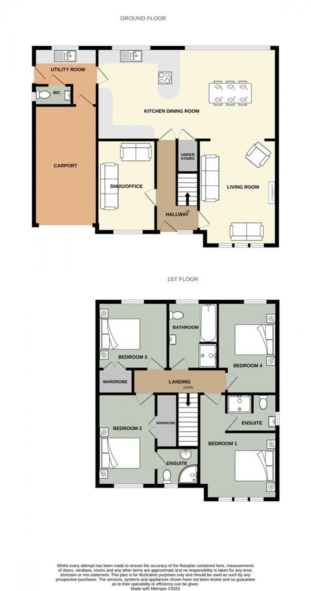 Floorplan for Joiners Close, Newbiggin, Penrith