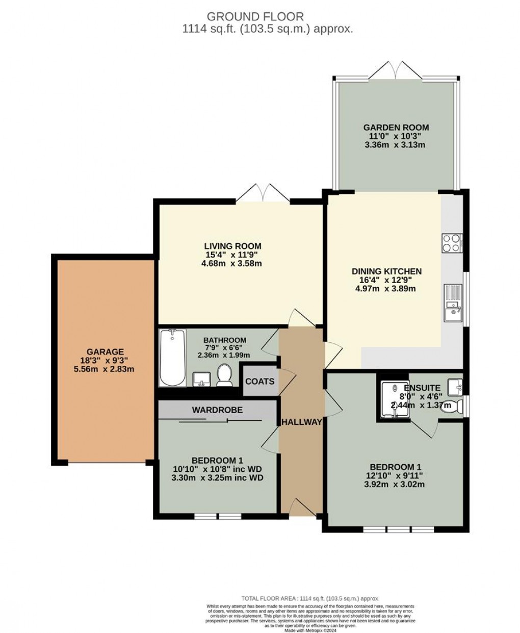 Floorplan for Drovers Mount, Little Salkeld, Penrith