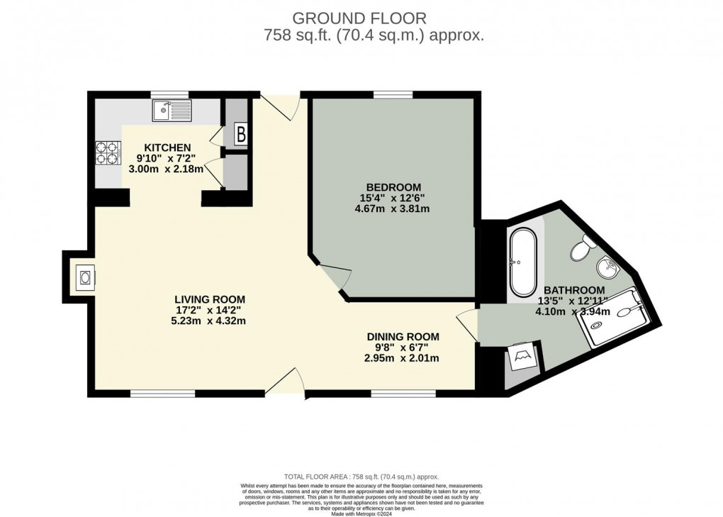 Floorplan for Boroughgate, Appleby-In-Westmorland