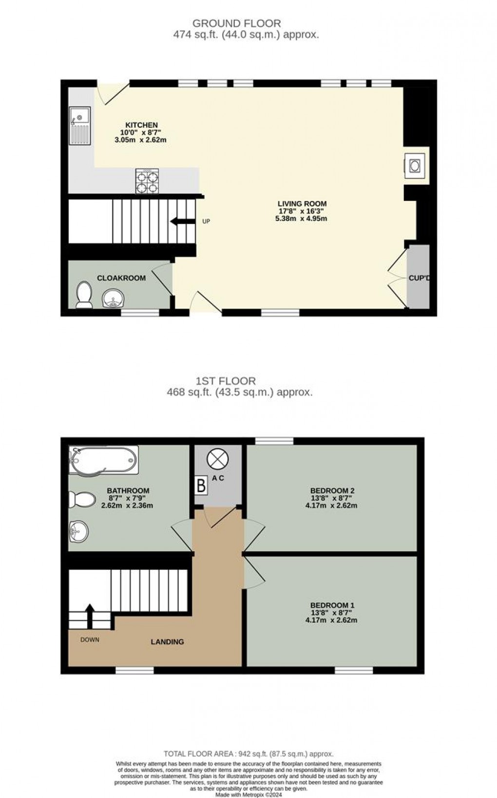 Floorplan for Boroughgate, Appleby-In-Westmorland