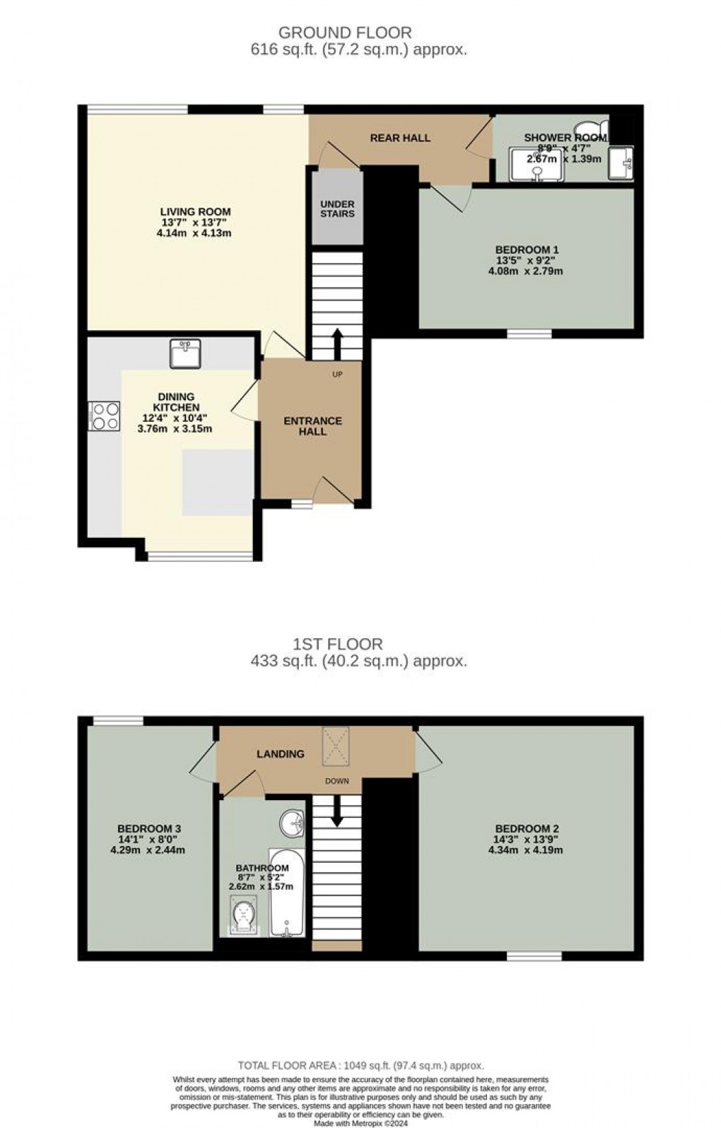 Floorplan for Calthwaite, Penrith