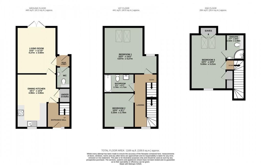 Floorplan for Elm Terrace, Penrith