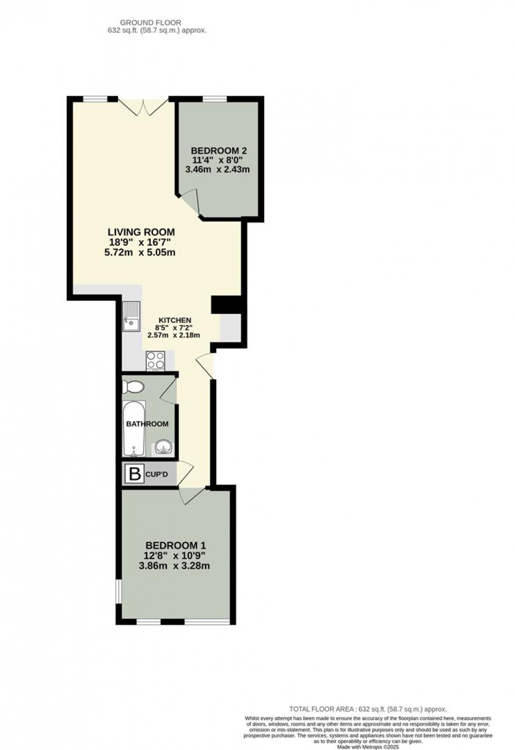 Floorplan for Shap, Penrith