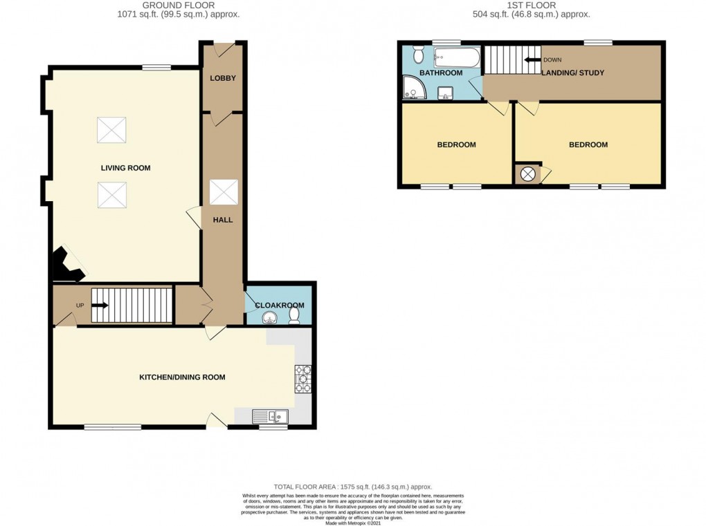 Floorplan for Staffield, Kirkoswald